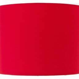 Red Cotton Drum Lampshade, Handmade in Uk, Bold Home Decor, Colourful - thumbnail 3