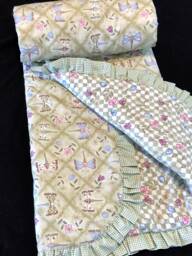 Sale Dragonfly Tenderberry Baby Crib Quilt, Discount, Assembled To Quilt Or Tie, Ruffled Edge, Green Pink Blue Purple Blanket, Flannel Black - thumbnail 1