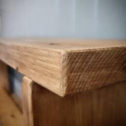 Rustic Reclaimed Wooden Bench/Hall Farmhouse Hand Crafted - thumbnail 4