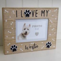 Dog Photo Frame I Love My Or Puppy 20 Assorted Breeds Available 6x4 - thumbnail 3