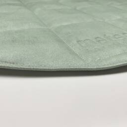 Padded Baby Mat Made Of Vegan Leather With Quilt Look, Blanket, Pad, Underlay Play Bow, Soft For Babies - thumbnail 2