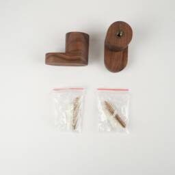 Walnut Wall Hook, Entrance Mount Nail, Oak Decorative Coat Simple Hat Modern Home Decoration Gift, 4Pcs, 8Pcs - thumbnail 4