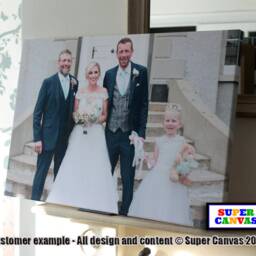 Your Photo On Canvas Custom Image Family Picture Portrait Wall Art Hanging Framed Print Wedding Christmas Birthday Gift - thumbnail 3