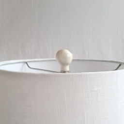 Finial For Table Lamp. Lampshade Hardware. Handmade Organic Shape - thumbnail 2