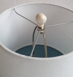 Finial For Table Lamp. Lampshade Hardware. Handmade Organic Shape