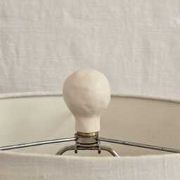 Finial For Table Lamp. Lampshade Hardware. Handmade Organic Shape - thumbnail 4