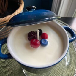 Berryific Soy Kitchen Crock Candles Featuring Very Berry & Strawberry - thumbnail 4