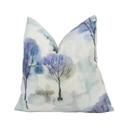 Voyage - Pomona Midnight Elegant Watercolour Tree Cushion Cover Handmade Throw Pillow Designer Home Decor - thumbnail 1