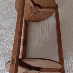 Record Table, Two Shelf Lp Retro Side Plant Stand - thumbnail 4
