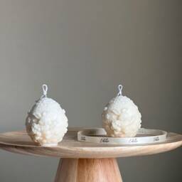 Egg Rabbit Soy Candle Handmade Decorative Pillar Candle - thumbnail 3