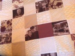 Christmas Gift, Custom Quilt Pattern Blanket. Photo Memory Quilt. Retirement Gift. Personalized