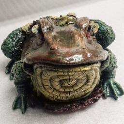 statue Brown Toad Garden Frog Large Feng Shui Keepsake Figure Wild Animal Outdoor Yard Decoration Exterior Sculpture Lawn Flowerbed Gift - thumbnail 3