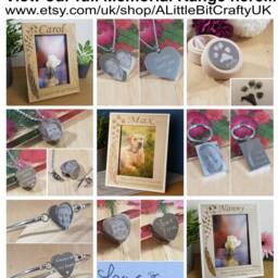 Memorial Personalised Pet Photo Frame, Lost Loved Dog, Cat, Animal Rip, Angel Furbaby, Feather & Paw Print Design, Add Any Text, 3D Design - thumbnail 4