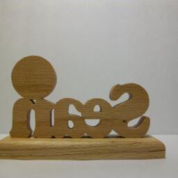 Personalized Desk Clock, Customize With A Name Or Word Of Your Choosing - thumbnail 3
