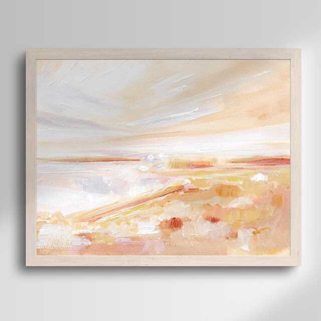 Quiet Escape - Colorful Art Print, Bright Bold Wall Art, Abstract Landscape Painting, Contemporary Wall Art Decor, Kendra Castillo - image 1