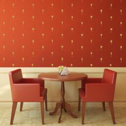 Wine Glass Pattern Wall Decal - Diy Vinyl Art Stickers - thumbnail 2