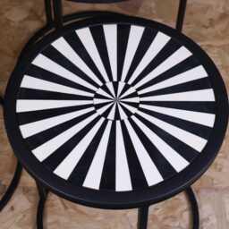 Chinta Modern Black Round Nesting Side Tables - thumbnail 3