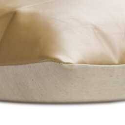 "Faux Leather Antique Gold Cushion Cover 16""x16" - thumbnail 3