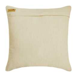 "Faux Leather Antique Gold Cushion Cover 16""x16" - thumbnail 4
