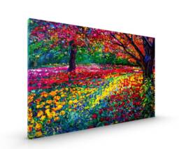 The Colours Of Spring Canvas Framed Glossy Premium With Metal Hanger Various Sizes - thumbnail 1