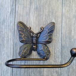 Butterfly Toilet Paper Holder, Pick Your Color, Tissue Nature, Wall Hook, Decor, Bathroom Bath Fixture, Hardware, Handmade Tp - thumbnail 4