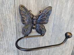 Butterfly Toilet Paper Holder, Pick Your Color, Tissue Nature, Wall Hook, Decor, Bathroom Bath Fixture, Hardware, Handmade Tp - thumbnail 1