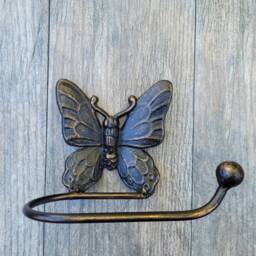 Butterfly Toilet Paper Holder, Pick Your Color, Tissue Nature, Wall Hook, Decor, Bathroom Bath Fixture, Hardware, Handmade Tp - thumbnail 3