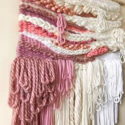 Bella Woven Wall Hanging - Tapestry Weaving Decor Art - thumbnail 4