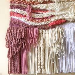Bella Woven Wall Hanging - Tapestry Weaving Decor Art - thumbnail 3