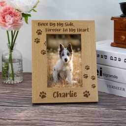 Personalised Pet Memorial Gift For Dog Mom Photo Keepsake Cat Gift, Dog Picture Frame Loss Sympathy Gog Gifts - thumbnail 3
