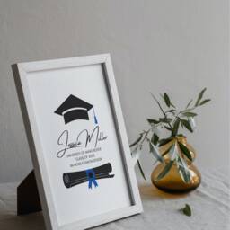 Best Friend Gift, Personalised Gift For Friend, Friends Print, University Graduation Wall Art - thumbnail 3