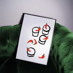 Spicy Margaritas Print, Chillies Wall Art, Kitchen Prints Home Decor, Cocktail Inspo, Unframed - thumbnail 3