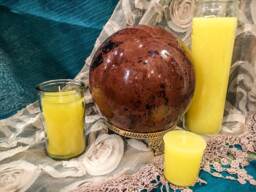 Yellow Candle - 7 Day Ritual Burn Hand-Poured Pagan Ceremony Wicca Sacred