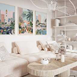 Manila Philippines Poster Set Of 3, Vintage Inspired City Landscape Wall Art, Neutral Asian Travel Prints - thumbnail 2