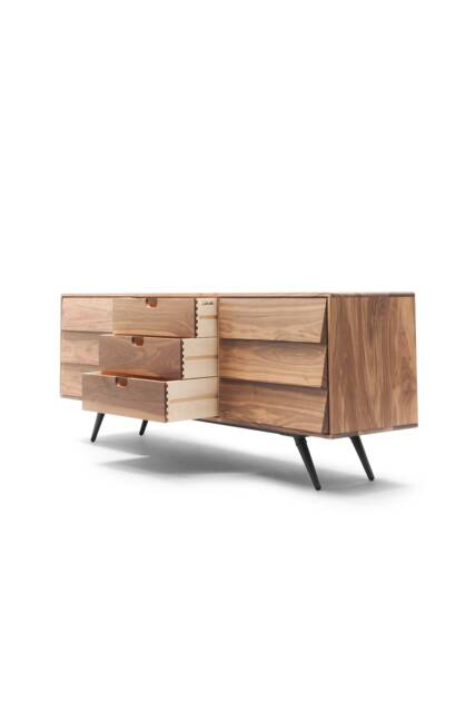 Midcentury Solid Timber Sideboard 05 - Marble Top Optional - image 1