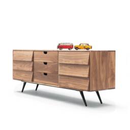 Midcentury Solid Timber Sideboard 05 - Marble Top Optional - thumbnail 2
