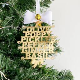 Personalized Grandchildren Christmas Ornament Family Tree Decor - thumbnail 2