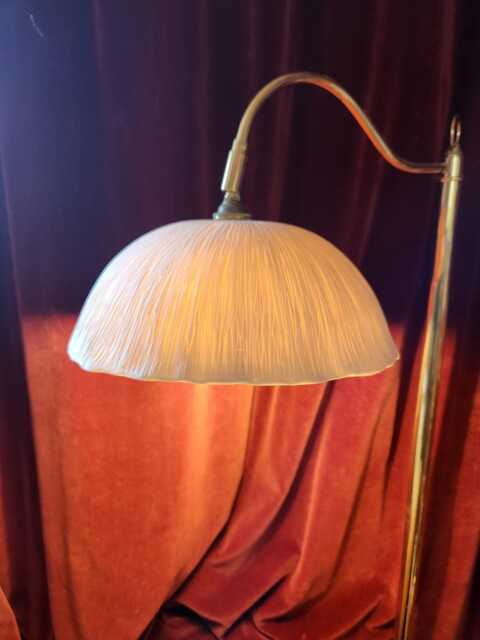 Handmade Porcelain Lampshade, Hand Carved, Pure White - image 1