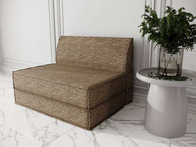 Double-Floor Foam Sofa Bed, Arabic Style Seating, 100+ Colors - image 1