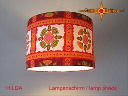 Vintage Lampshade Hilda ??30 cm Pril Check Retro Design 70S - thumbnail 2