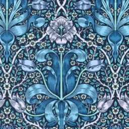 William Morris Spring Thicket Cushion Cover Arts & Crafts Velvet Pillow - thumbnail 2