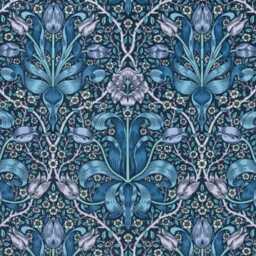 William Morris Spring Thicket Cushion Cover Arts & Crafts Velvet Pillow - thumbnail 3