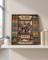 Personalized Teacher Class Photo Frame - Custom Name & Student Names, Kindergarten/Elementary Keepsake, End-Of-Year Gift - thumbnail 1
