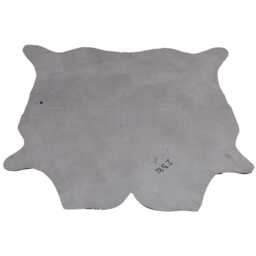 Grey & Black Large Cowhide Rug - Genuine Hair-On Leather Skin For Elegant Home Decor - thumbnail 3