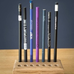 Pencilcase, Cube, Oak Wood - thumbnail 2