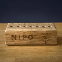 Pencilcase, Cube, Oak Wood - thumbnail 4