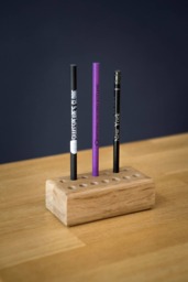 Pencilcase, Cube, Oak Wood