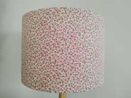 Roses Ditsy Pink Floral Lampshade Red Flowers White Flower Pattern Fabric Lamp Shade Drum Shade Table Or Ceiling