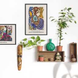 Baya Mahieddine Art Print Algerian Artist Exhibition Wall Decor - thumbnail 3