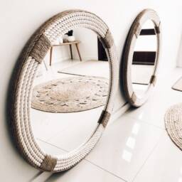Large Rope Mirror - 31.4 - thumbnail 3